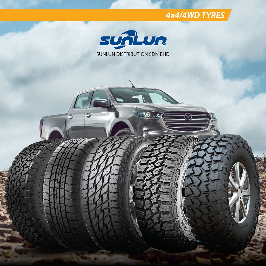 4x4/4WD AllTerrain & MudTerrain Tyres in MalaysiaSUNLUN